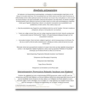 Spanning Loslaten & Ontspannen bij Kinderen | PelviCareKids