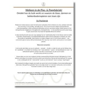 De Plasfabriek en Poepfabriek: Hoe werkt de buik?